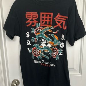 Black Short Sleeve Shirt